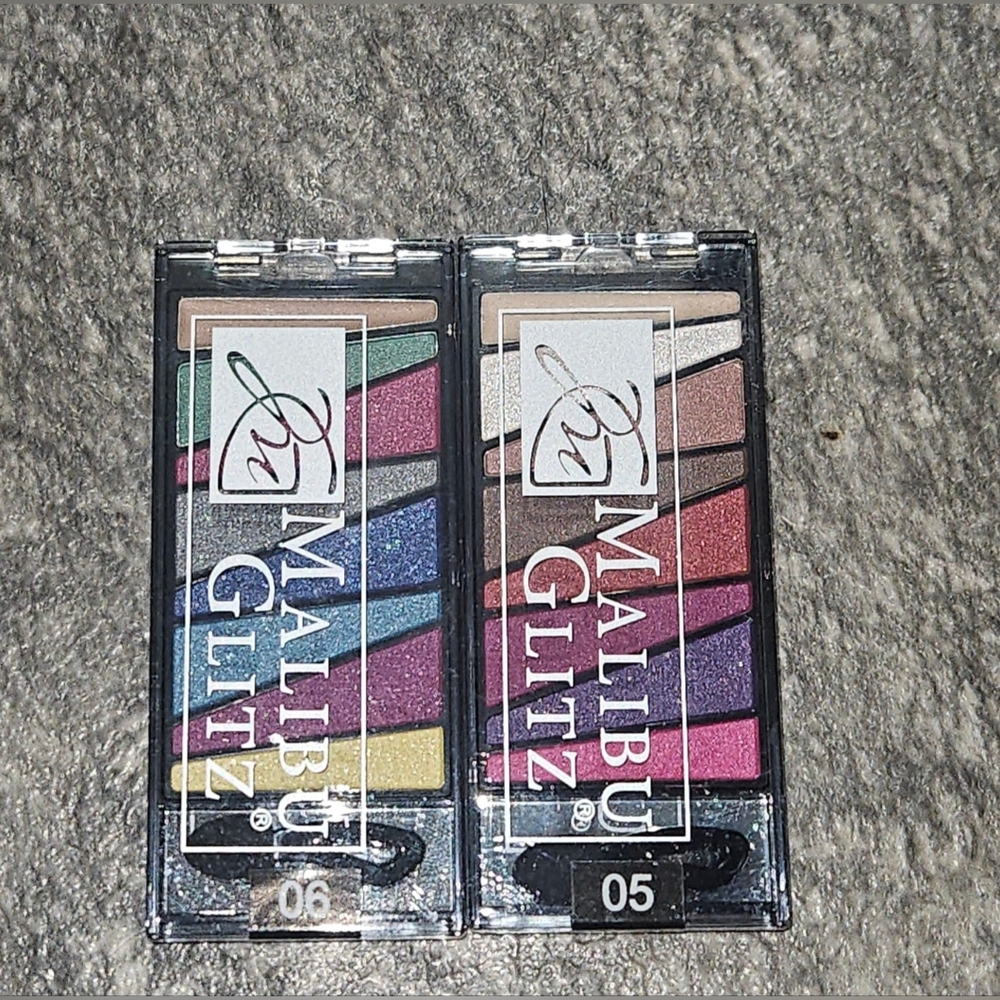 Malibu Glitz- 8 Pan Eyeshadow Palette In 05 & 08 BNIB 6.15g